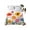 Multicolor, variant on Sunflower King Size Flat Sheet, Wrinkleproof & Fadeproof Cooling Flat Bed Sheet Only, Spring Floral Colorful Summer Botanical Breathable Soft Bedding Top Sheets 105 x 98 Inches