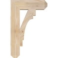 thumbnail image 3 of Ekena Millwork 3 1/2"W x 14"D x 22"H Merced Craftsman Smooth Bracket, Douglas Fir, 3 of 4