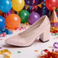 thumbnail image 6 of Win s Way Women's Pointed Toe Low Cut Chunky Heel Pumps Elegant Comfort Slip On Office Everyday Dress Shoes, 6 of 9