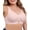 Pink, variant on SHARICCA Womens Plus Size Wireless Bra Comfort Push Up Wireless Bras