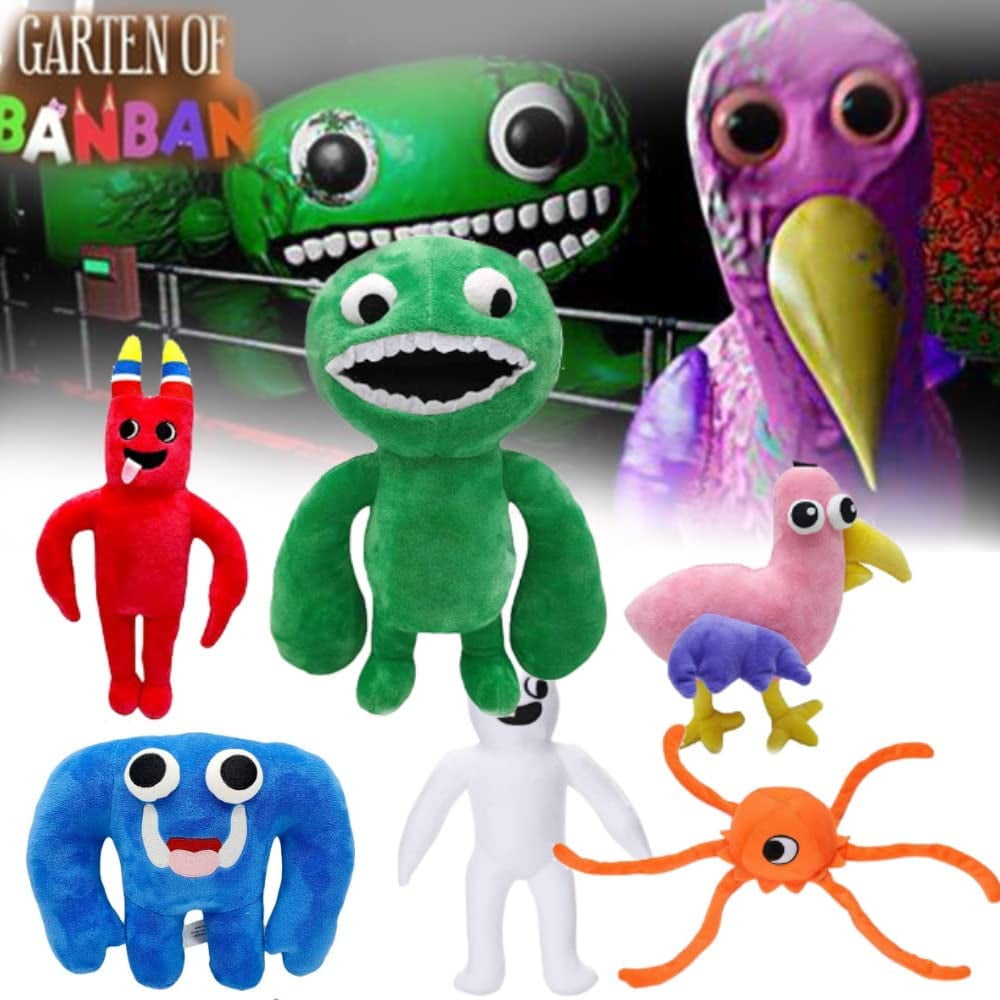 25cm Jumbo Josh Pink Garten of Banban Plush Doll Big Mouth Monster Toys Kid  Gift