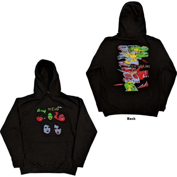 The Cure Unisex Pullover Hoodie Sweatshirt In Between Days (Back Print) (Small)