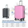 thumbnail image 6 of Lsque Pink Printed Luggage Cover, Travel Luggage Protector,Scratch and Dirt Resistant, Fits 18-32 Inch Luggage - Medium, 6 of 9