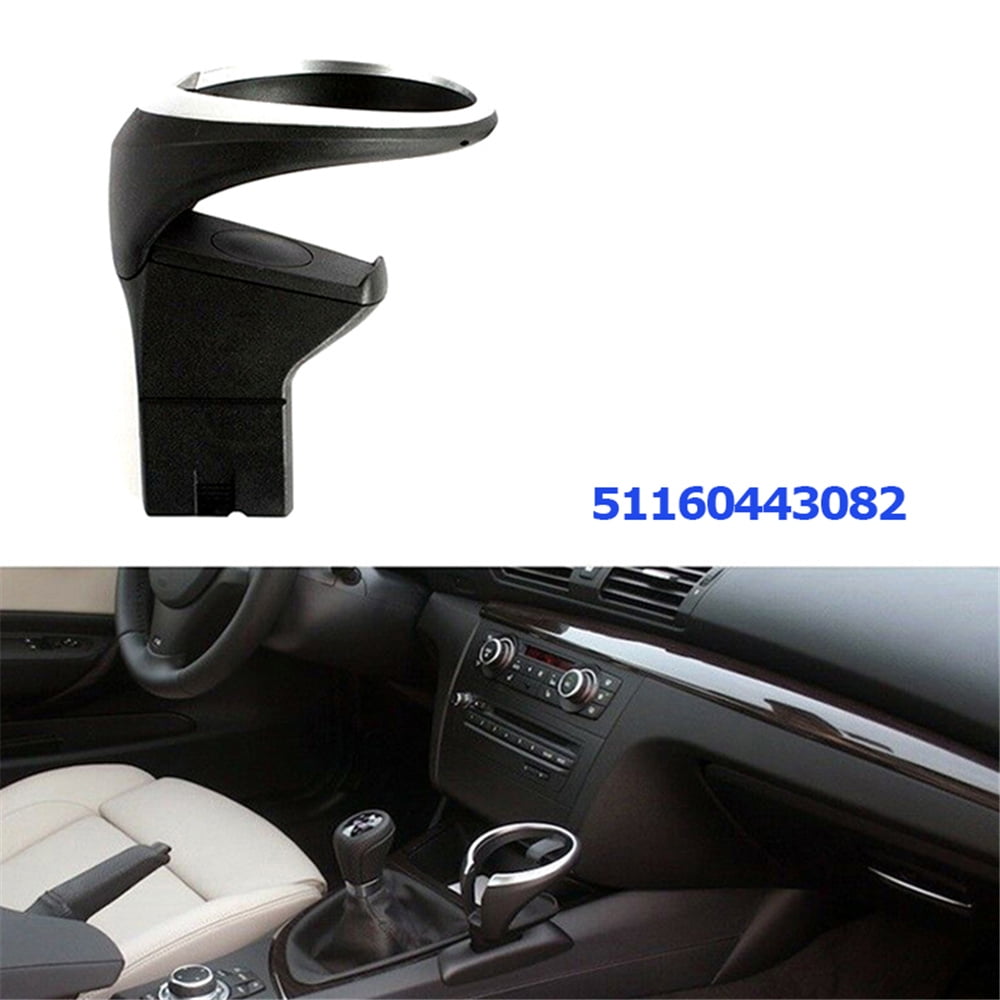 Black Cup Holder Front Drink Holder For BMW 135i 128i X1 E82 E84 E88