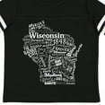 thumbnail image 4 of Inktastic Wisconsin State Word Salad Boys or Girls Toddler T-Shirt, 4 of 5