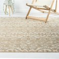thumbnail image 3 of LR Home Victoria 8' x 10' Beige/Ivory Trellis Indoor/Outdoor Area Rug, 3 of 9