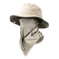 thumbnail image 3 of ManxiVoo 2 in 1 Breathable Fisherman Hat with Detachable Neck Flap and Cooling Ice Pack Wide Brim, 3 of 9