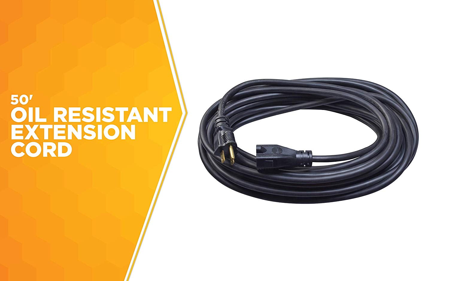 Woods Products 982452 50-Foot SJTOW Agricultural Outdoor Heavy Duty All- Weather Extension Cord