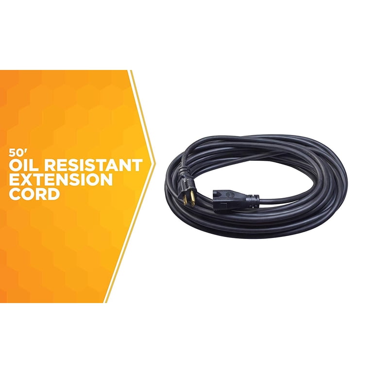 Woods 50-Foot Outdoor Extension Cord, 14/3 SJTOW photo 2