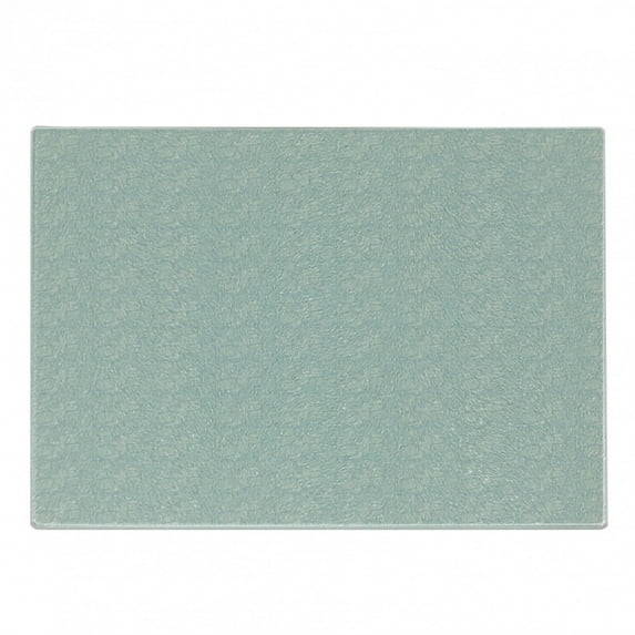 Hipster Cutting Board, Cheerful Nature Pattern Butterflies Flowers Little Hearts Vintage, Decorative Tempered Glass Cutting and Serving Board, Small Size, Pale Blue and Beige, by Ambesonne