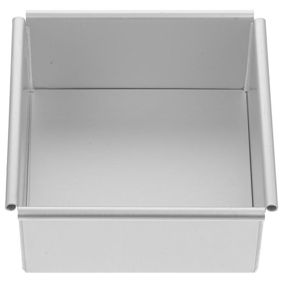 COMPUKAS Aluminum Alloy Baking Tin Square Cake Pan Removable Bottom Easy to Clean 1Set