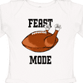thumbnail image 4 of Inktastic Thanksgiving Feast Mode Turkey Football Boys or Girls Long Sleeve Baby Bodysuit, 4 of 5