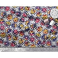 thumbnail image 2 of Soimoi Rayon Fabric Lemon Slice & Texture Decor Fabric Printed Yard 56 Inch Wide, 2 of 2