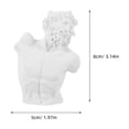 thumbnail image 4 of SEWACC 10Pcs Greek Statues Sculptures Mini Bust Statue Painting Model for Art Students, 4 of 8