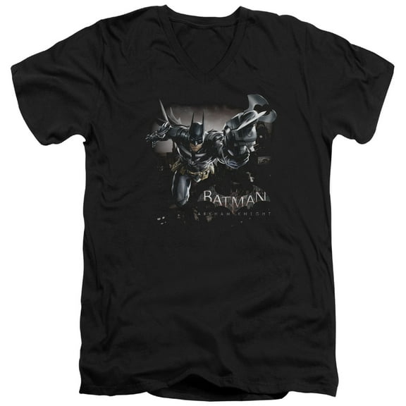 Batman Arkham Knight - Grapple - Slim Fit V Neck Shirt - X-Large