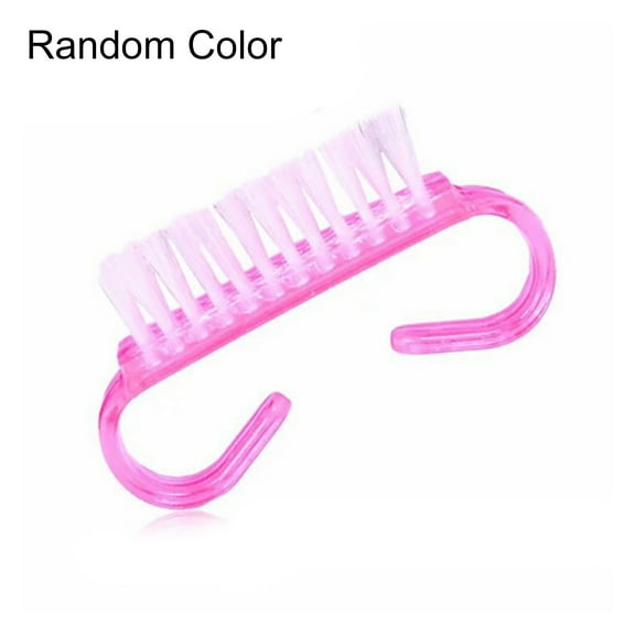 UDIYO Portable Trumpet Horn Handle Nail Art Dust Cleaning Brush Manicure Pedicure Tool