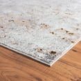 thumbnail image 4 of Ox Bay Serene 7' 9" x 9' 6" Gray and Cream Abstract Durable Performance Indoor Area Rug, 4 of 10