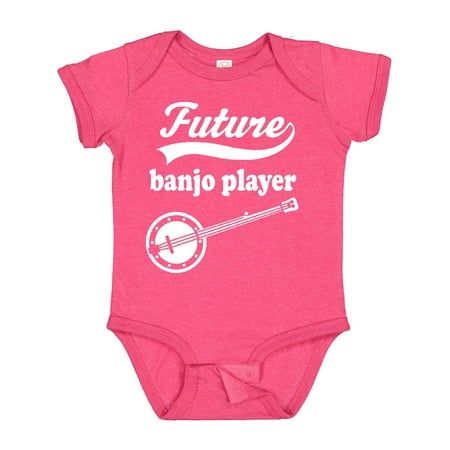 

Inktastic Future Banjo Player Childs Music Gift Baby Boy or Baby Girl Bodysuit