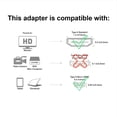 thumbnail image 4 of Adaptador HDMI hembra a Micro HDMI masculino SatelliteSale PVC negro, 4 of 6