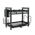 thumbnail image 1 of Escurridor De Platos Grande De Acero Al Carbono De 2 Niveles Malubero, Negro, 1 of 5