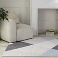 thumbnail image 2 of Rug Branch Eclipse Mid-Century Modern Blue Grey Indoor Area Rug - 6x9, 2 of 6