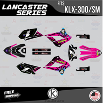 Kalair GFX Graphics Kit for Kawasaki KLX300SM (2021 ) Lancaster Series