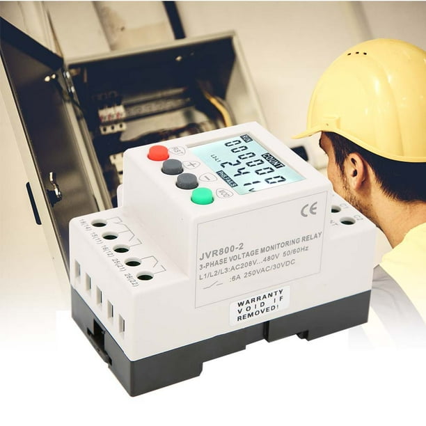 Voltage Protection Relay Automatic Over-Voltage Phase Sequence ...
