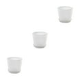 thumbnail image 3 of kurtrusly Modern Decorative Flower Pots Easy To Maintain Various Colors And Sizes transparent M pot+M tray 3Set, 3 of 6