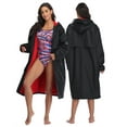 thumbnail image 4 of Adoretex Unisex Adult & Youth Waterproof Swim Parka (PK008) - Black/Red - XX-Small, 4 of 7