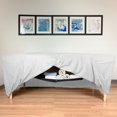 thumbnail image 4 of Jupe de Table en Lin pour Massage, Blanc, Microfibre, Jupe de Table, 4 of 5