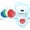 Multicolor, variant on 4Pcs Urinal Screen Deodorizer Large Hole Anti Clogging Mats, Flexible Plastic Urinal Filter for for Men Bathrooms in Home, School, Shopping Mall, Office(White)