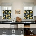 thumbnail image 4 of Country Farmhouse Curtains 24" Short - 3 Panel Bohemian Floral Set with Vintage Botanical Print, Rod Pocket, 4 of 6