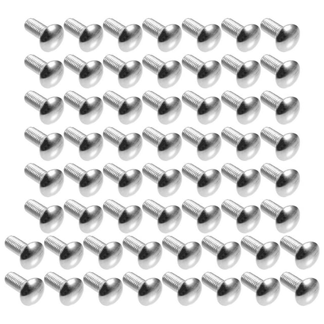 GETAJGHSD 50 Pcs Vis de Chariot en Acier Inoxydable Solides pour Machines Usage Marin et Extérieur