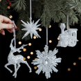 thumbnail image 1 of Noche Festiva Navideña,Árboles de Navidad,Disfraces de Ventana,Decoraciones de Navidad para Hogar,Iluminación de Navidad,Adornos Navideños,Estantería de Metal,Base de Madera,Portátil,Para Salón de, 1 of 7