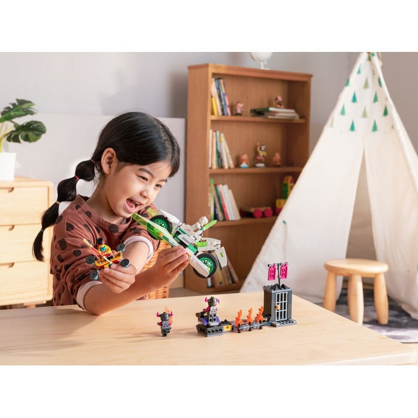 Monkie Kid White Dragon Horse Bike Set LEGO 80006 - Walmart.com