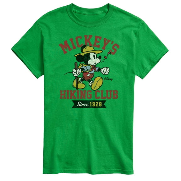 Disney - Mickey & Friends - Mickey's Hiking Club - Since 1928 - Men's Short Sleeve Graphic T-Shirt