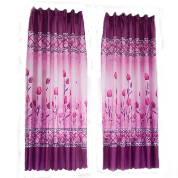 Wovilon 1 Pc Tulle Door Window Curtain Drape Panel Sheer Scarf Valances Home Decor