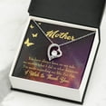 thumbnail image 3 of To Mom By My Side Forever Necklace w Message Card, 3 of 20