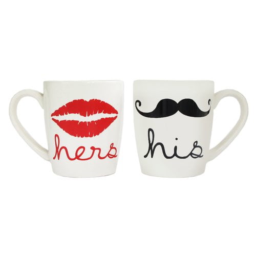 His and Hers Set of 2 Mugs, 15 oz - Walmart.com