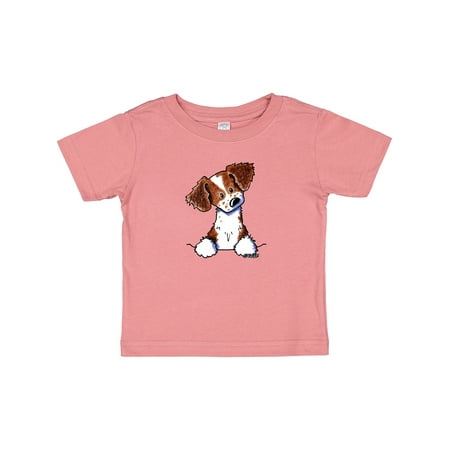 

Inktastic Pocket Brittany Spaniel Boys or Girls Baby T-Shirt