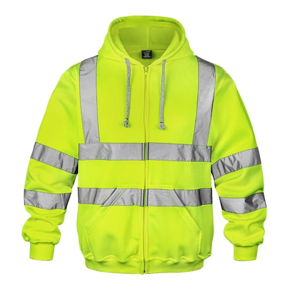 Sudadera Wefeyuv ANSI Class 3 de alta visibilidad amarilla S