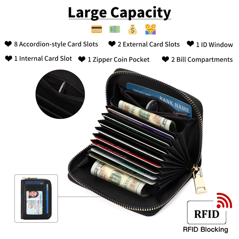 Gaekeao Credit Card Holder Wallet for Women photo 6
