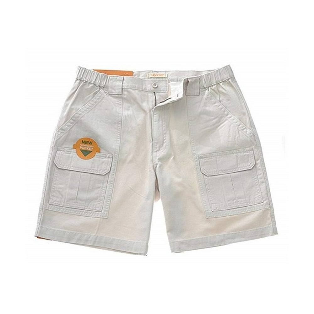 mens cargo shorts with tech pocket