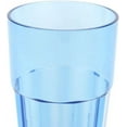 thumbnail image 3 of TrueCraftware- Set of 12 Diamond 20 oz. Tumbler/Drinking Cups Blue Polycarbonate-Premium Iced Tea Glasses Stackable Reusable Dishwasher Safe Break-Resistant for Home and Restaurants, 3 of 6