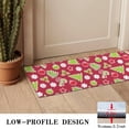 thumbnail image 3 of Red Christmas Decoration Pattern Door Rugs,Washable Non Slip Door Mats Indoor,Decorative Door Mats,Entry Mat Indoor for Entrance,Bedroom,Kitchen,Bathroom,16"x47", 3 of 6