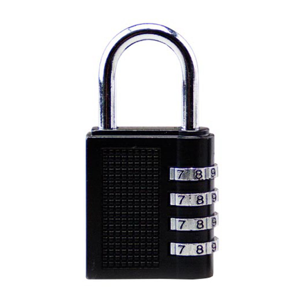 4 Digit Combination Lock Padlock For Locker Gym Bag School Travel Suitcase 