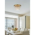 thumbnail image 4 of Nordic 3 lights brass flush mount, 4 of 9