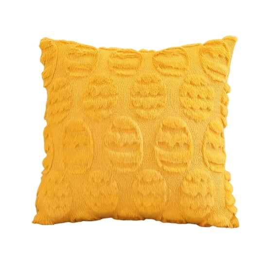 Mecorevxz Easter Decorations Easter Eggs Pattern Pillowcases Home Furnishings Sofas,17.7x17.7cm(Yellow)