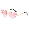 thumbnail image 1 of Minnieouse Opciones de lentes coloridas Gafas de sol de moda Love Heart Gafas de sol Gafas de sol para hombre Gafas de sol para mujer Marco de Lentes C12 1, 1 of 6