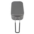 thumbnail image 1 of Camping Lunch Box, Portable Aluminum Food Container With Foldable Handle For Outdoor Cooking, 6.5 X 3.9 X 2.6", 1 of 8